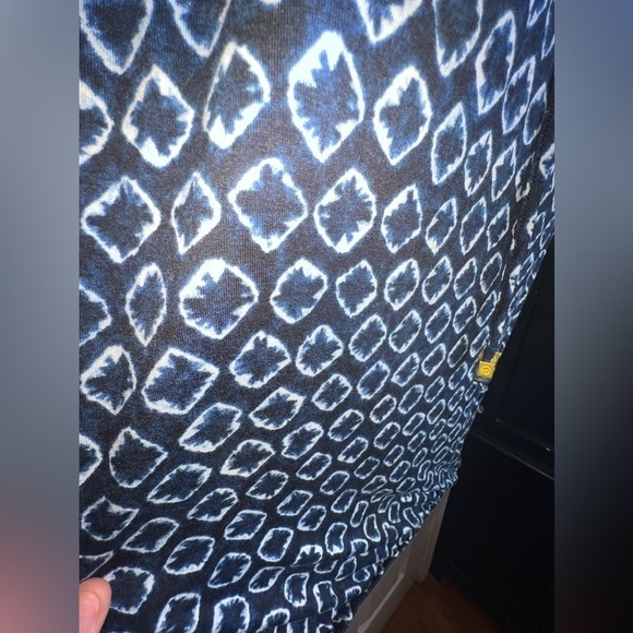 NWT Michael Kors MK Women’s Small Navy Cold Shoulder Long Sleeve Blouse Top S - Picture 10 of 14